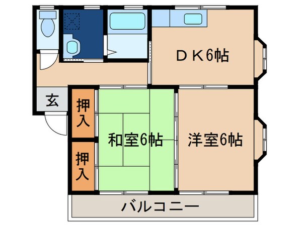 コーポ広永の物件間取画像